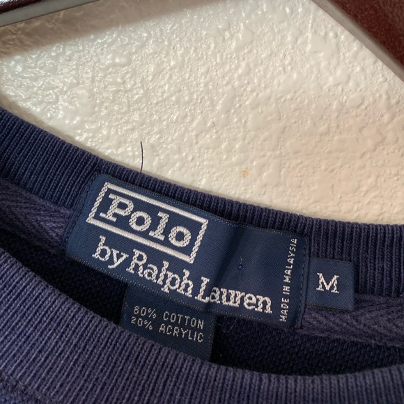 Vintage Polo Shield Crest 90’s Crewneck - Picture 3 of 3